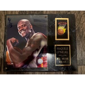 Shaquille O'Neal Miami Heat Photo File Plaque NBA Memorabilia #32 Shaq 2004